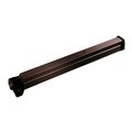 Dorma Rim Exit Device, 48 Inch, Exit Only, Dark Bronze, Hurricane Code Rated 8300A-695-HC